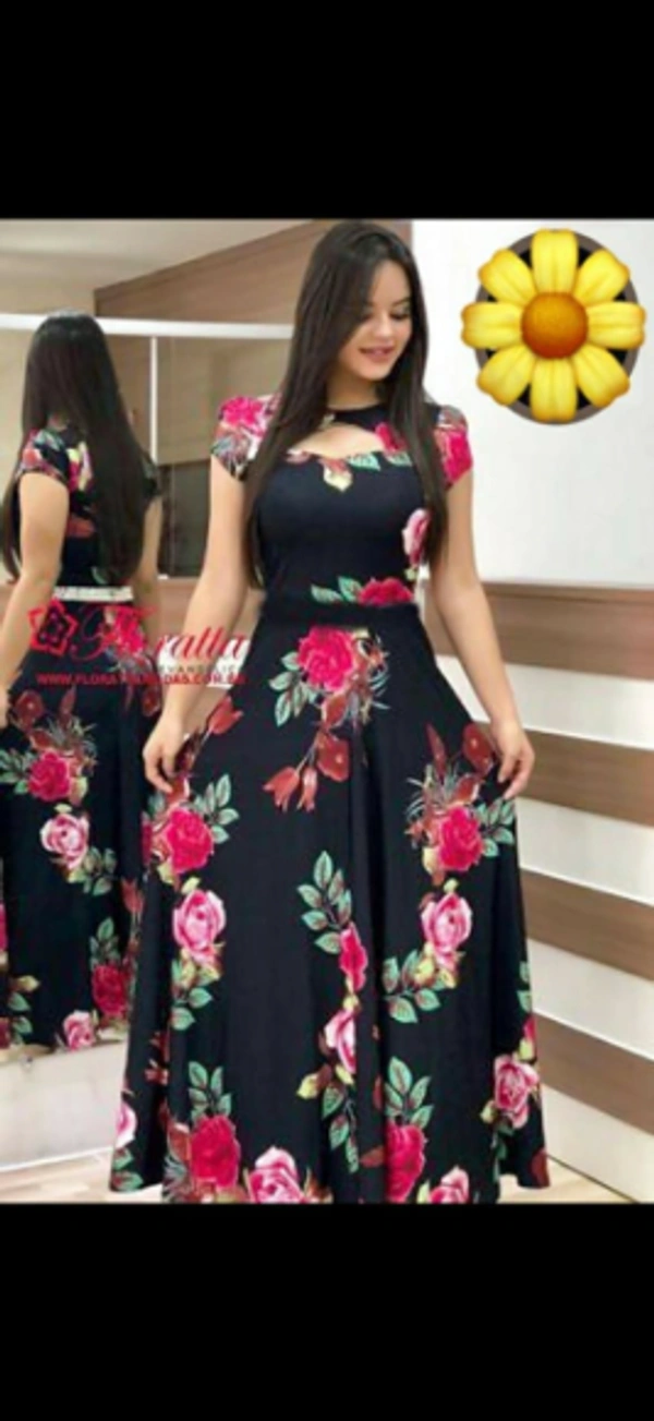 Crepe Style Gown 